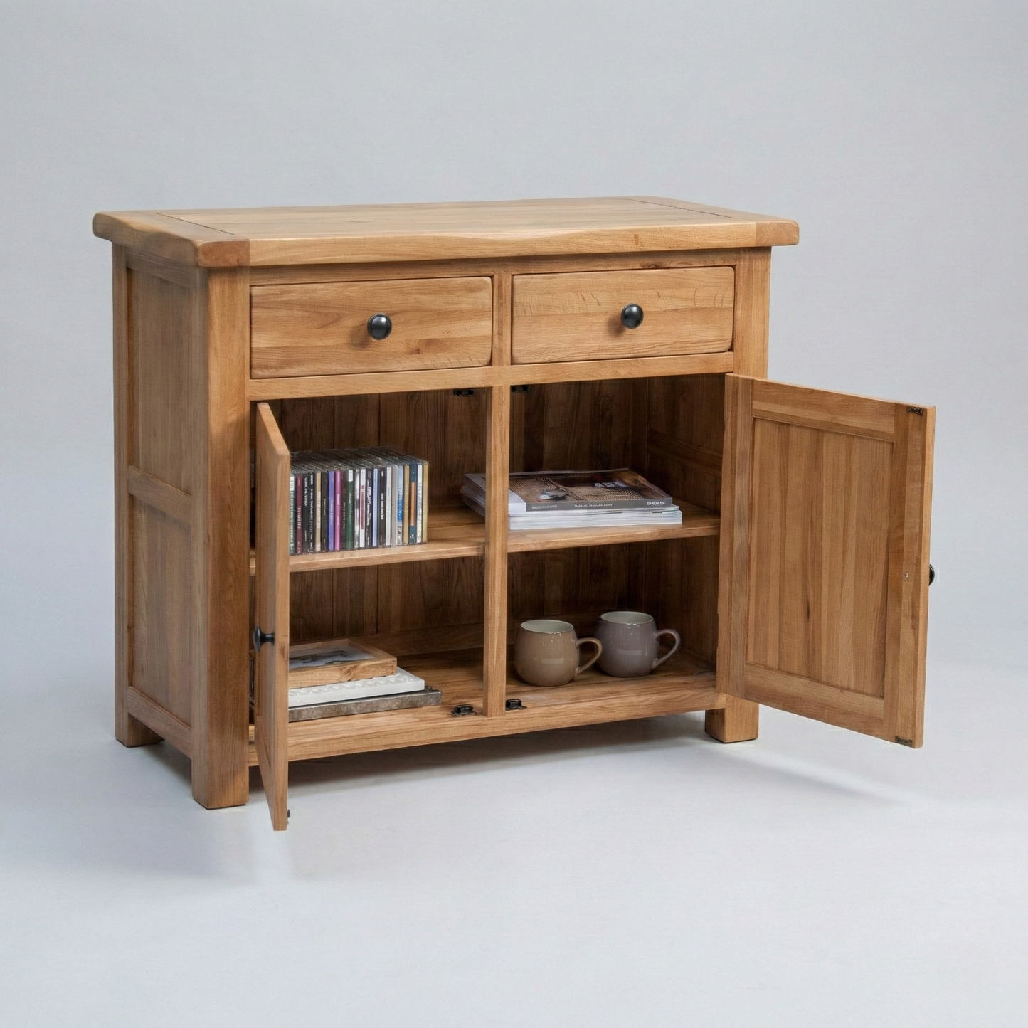 Rustic Oak Small Sideboard