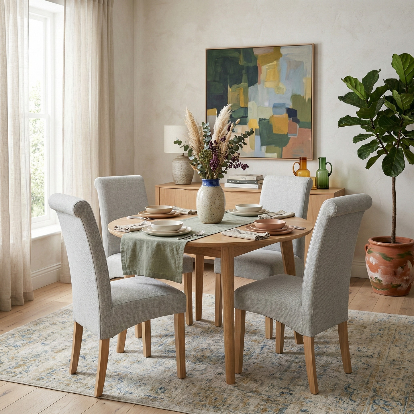 Oakley Beige Chair