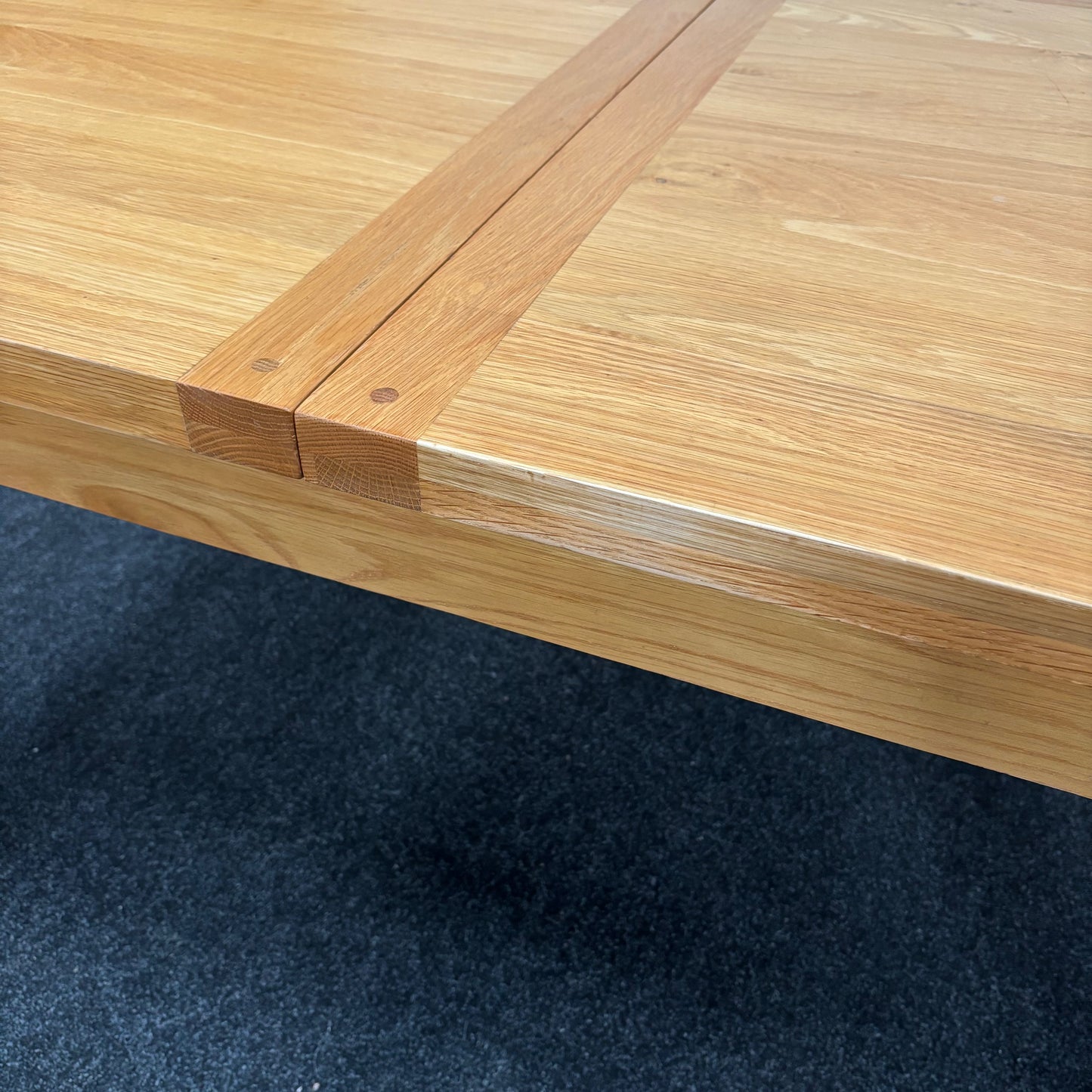 Oak Large Extending Dining Table