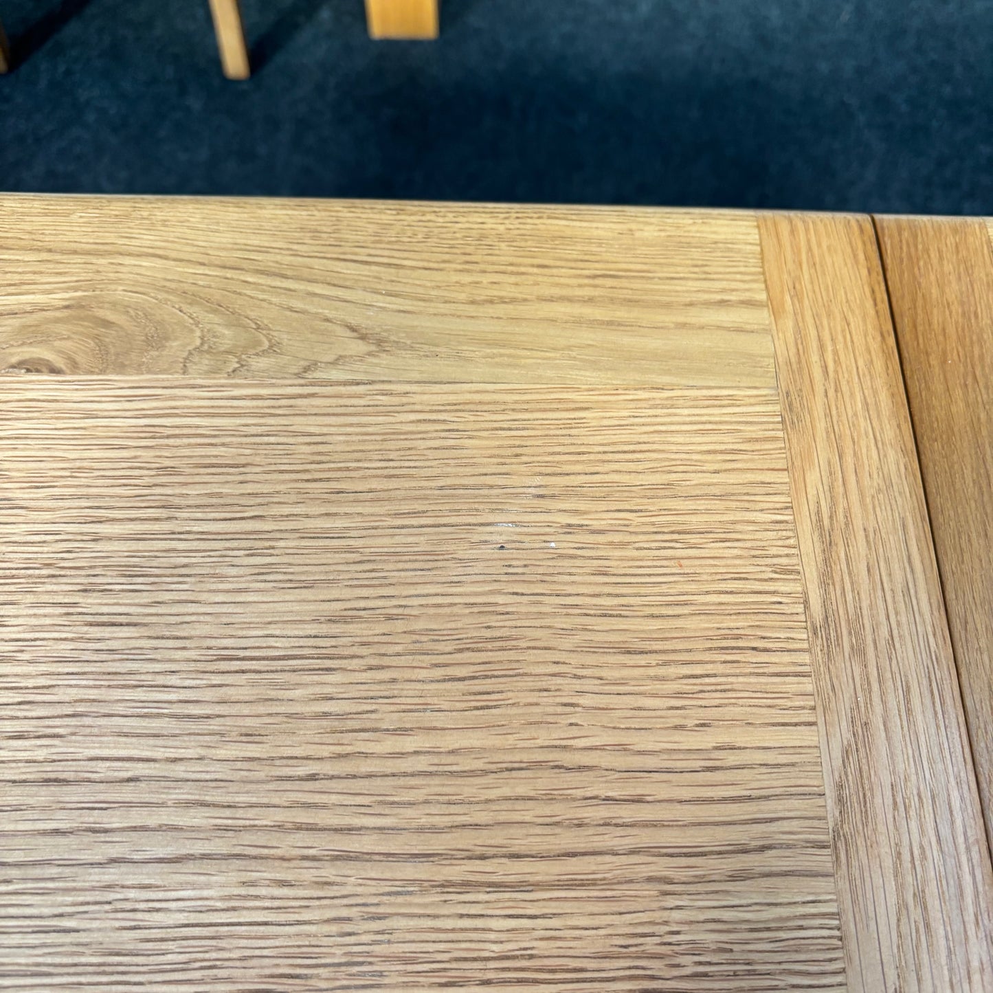 Oak Large Extending Dining Table