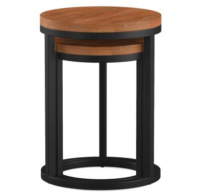 Detroit Nest of 2 Circular Tables