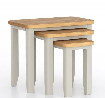 Tetbury Painted Nest of 3 Tables