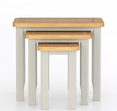Tetbury Painted Nest of 3 Tables