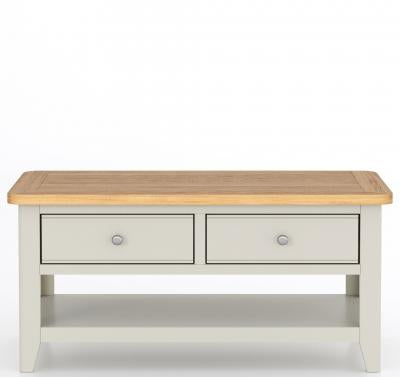 Tetbury Painted Medium Coffee Table With Drawers