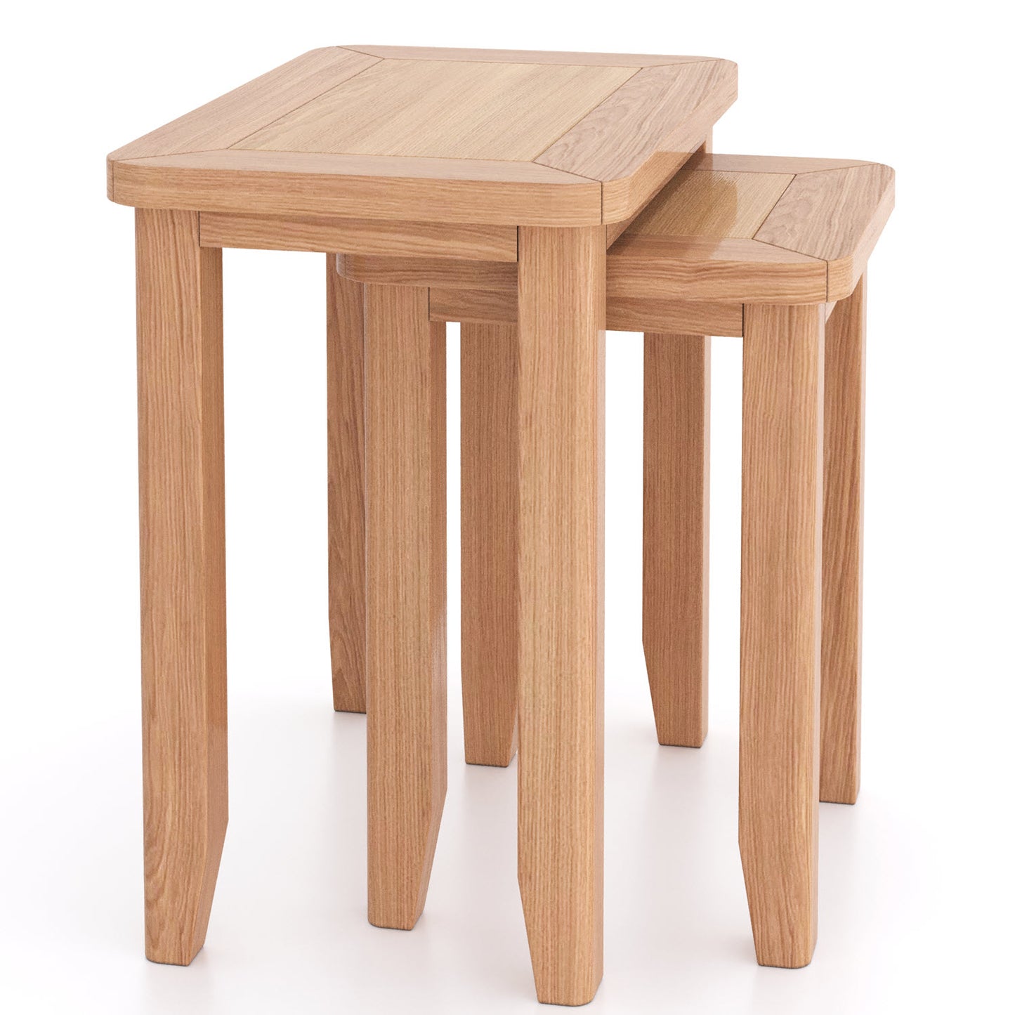 Tetbury Oak Nest of 2 Tables