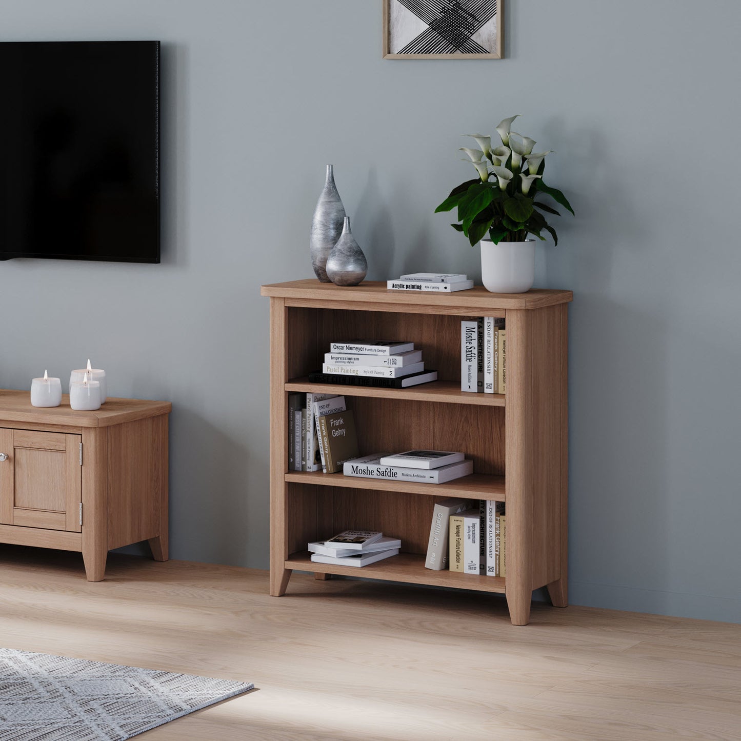 Tetbury Oak Small Bookcase