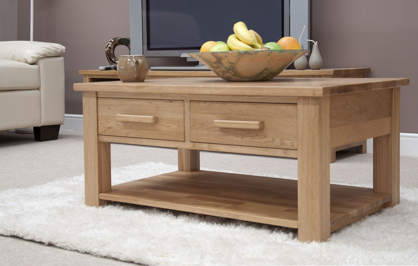 Ottilie Coffee Table with Drawers