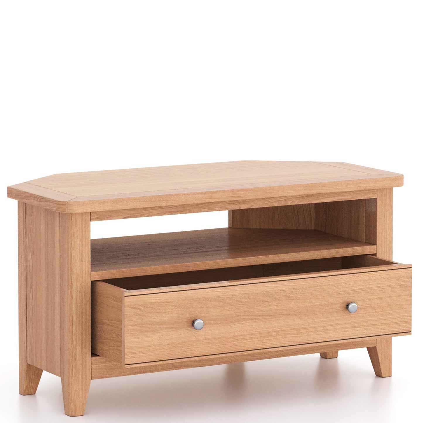 Tetbury Oak Corner TV Unit
