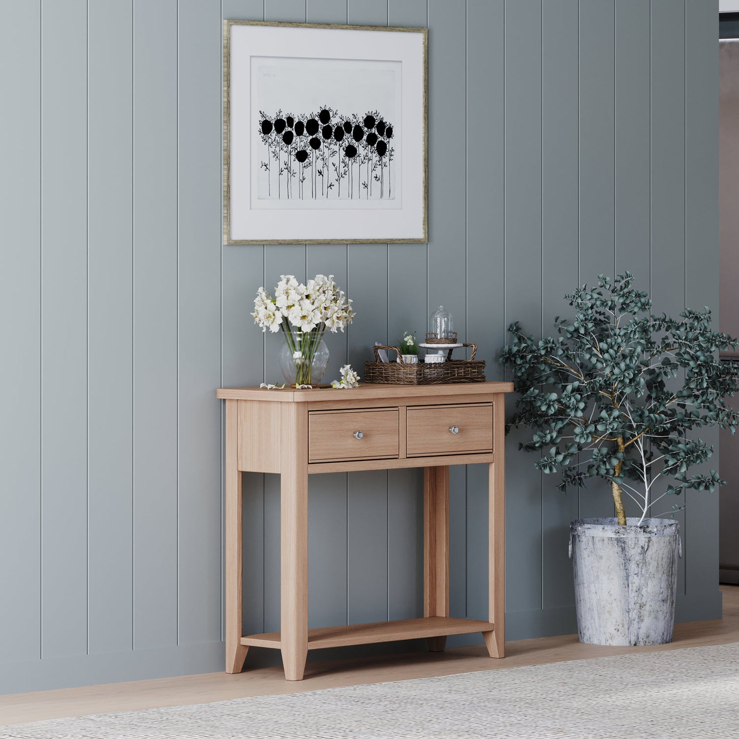Tetbury Oak Large Hall Table