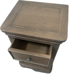 Greyed Oak Lamp Table