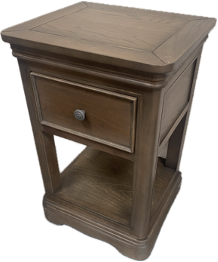 Greyed Oak Lamp Table