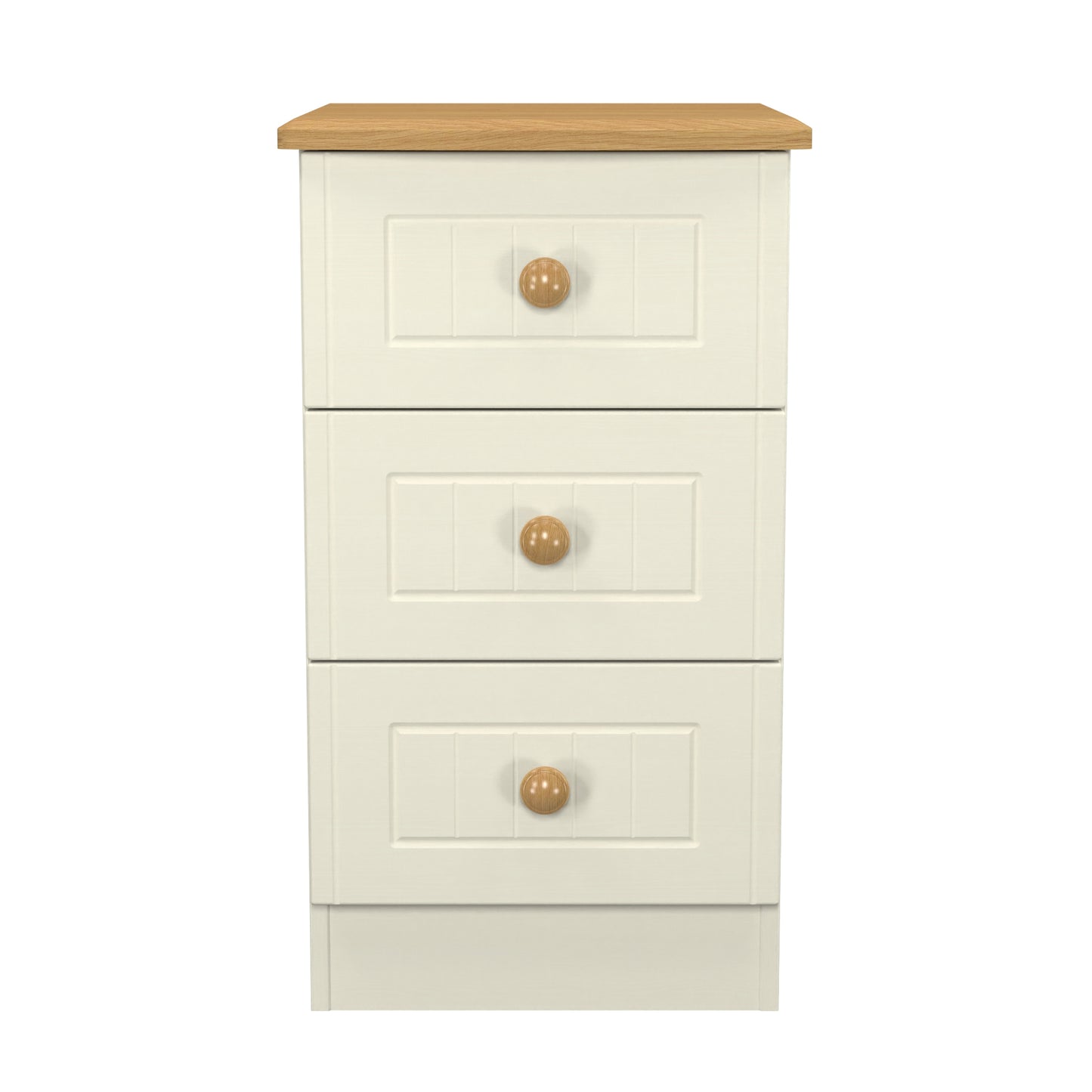 Avalon 3 Drawer Bedside