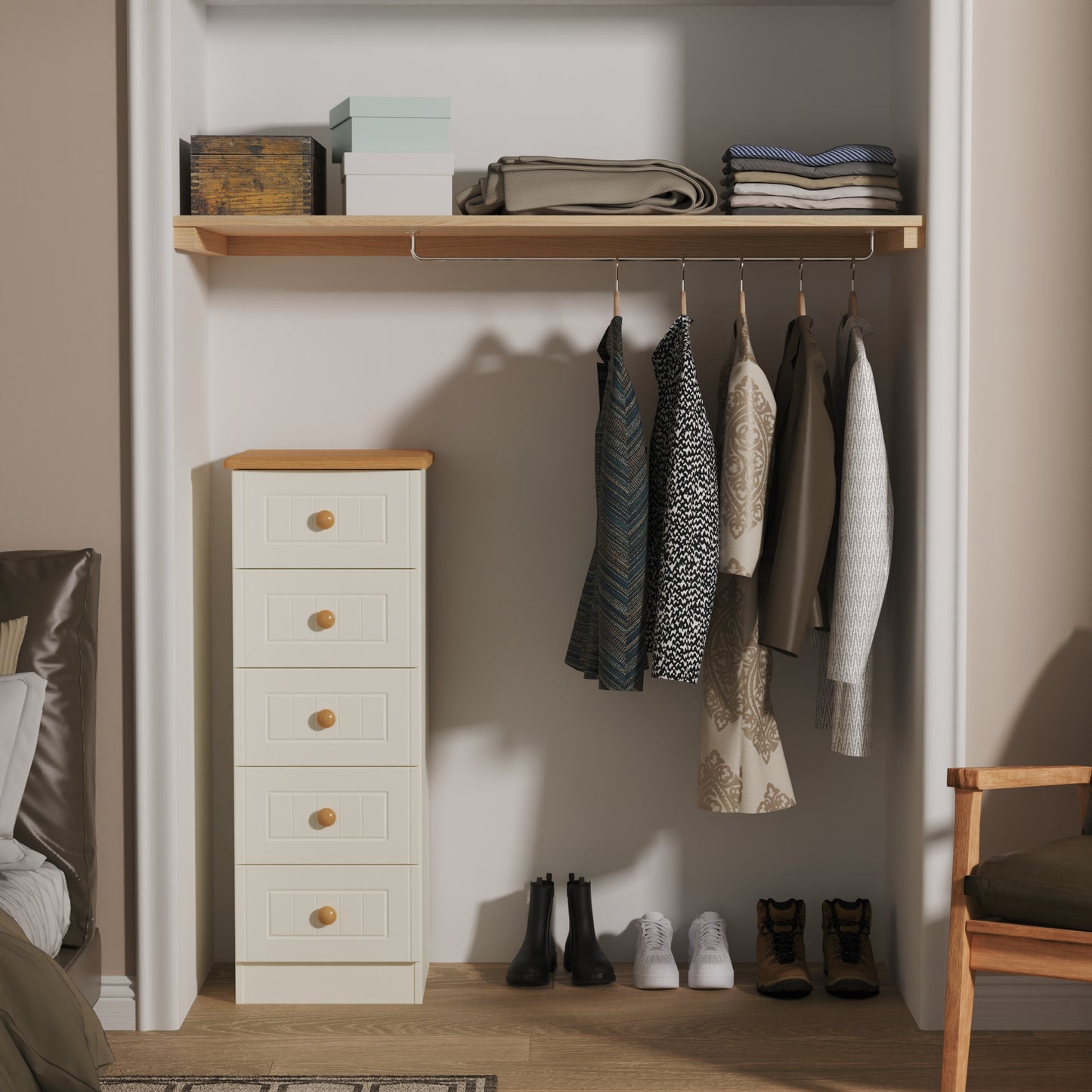 Avalon 5 Drawer Narrow Chest