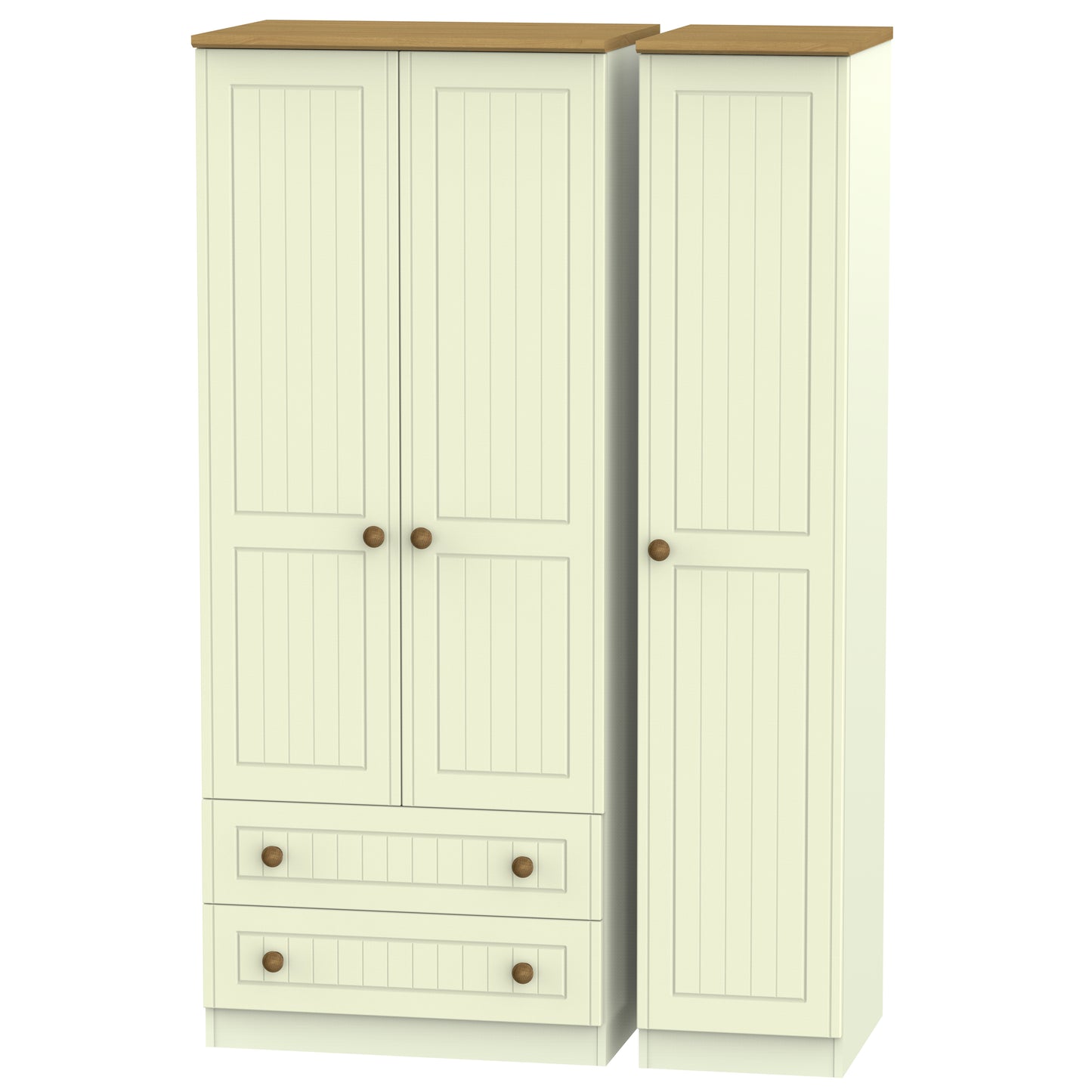 Avalon Triple Wardrobe with Drawers