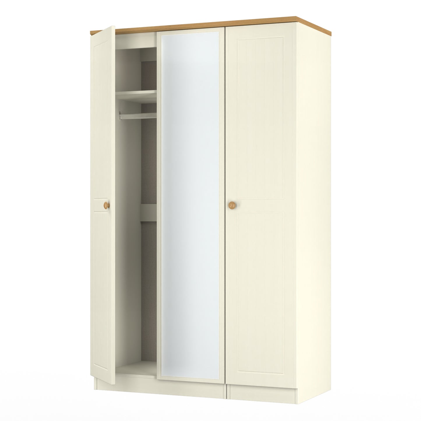Avalon Triple Mirrored Wardrobe