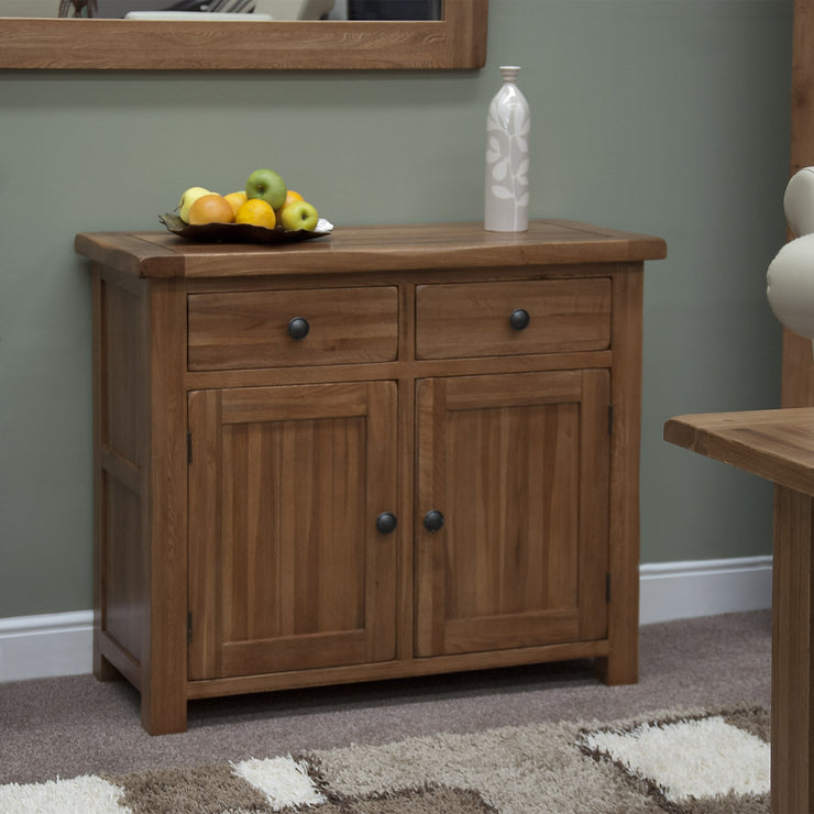 Rustic Oak Small Sideboard