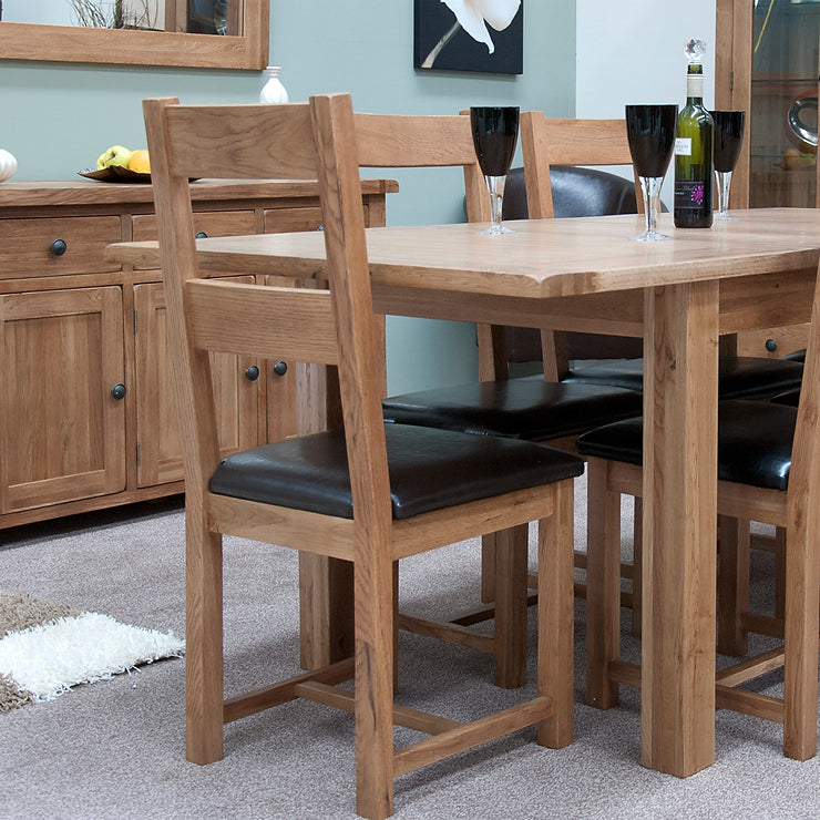 Rustic Oak Dining Chair