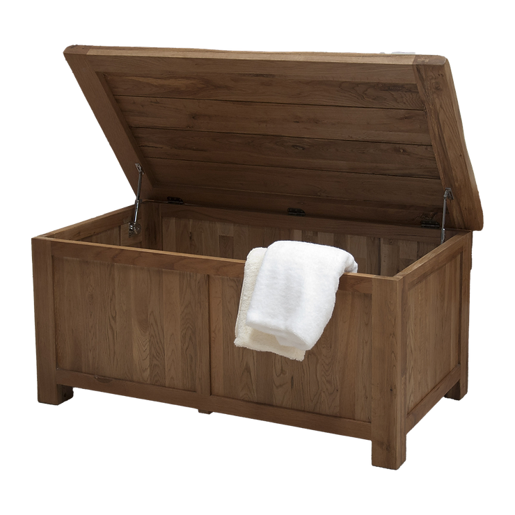 Rustic Oak Storage Chest