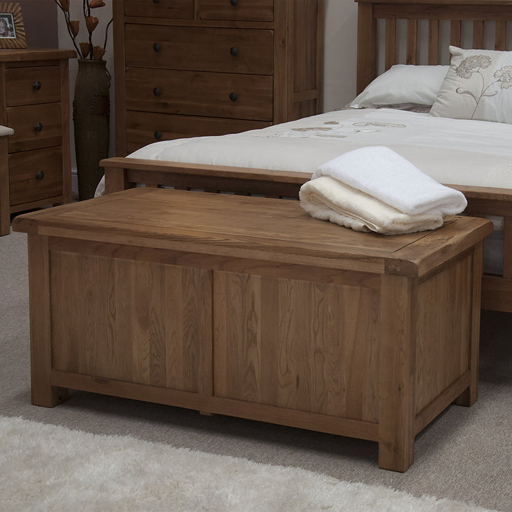 Rustic Oak Storage Chest