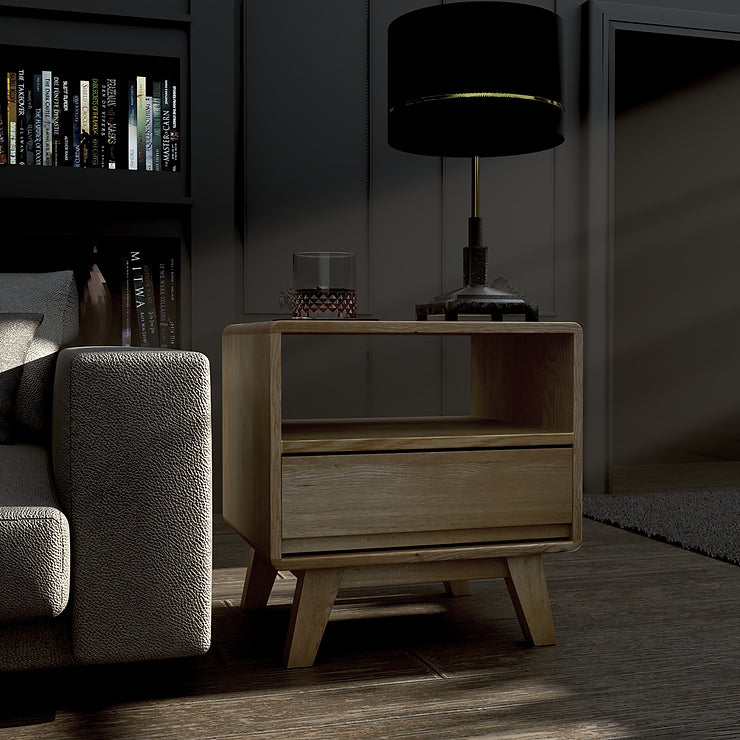Oslo Oak Lamp Table
