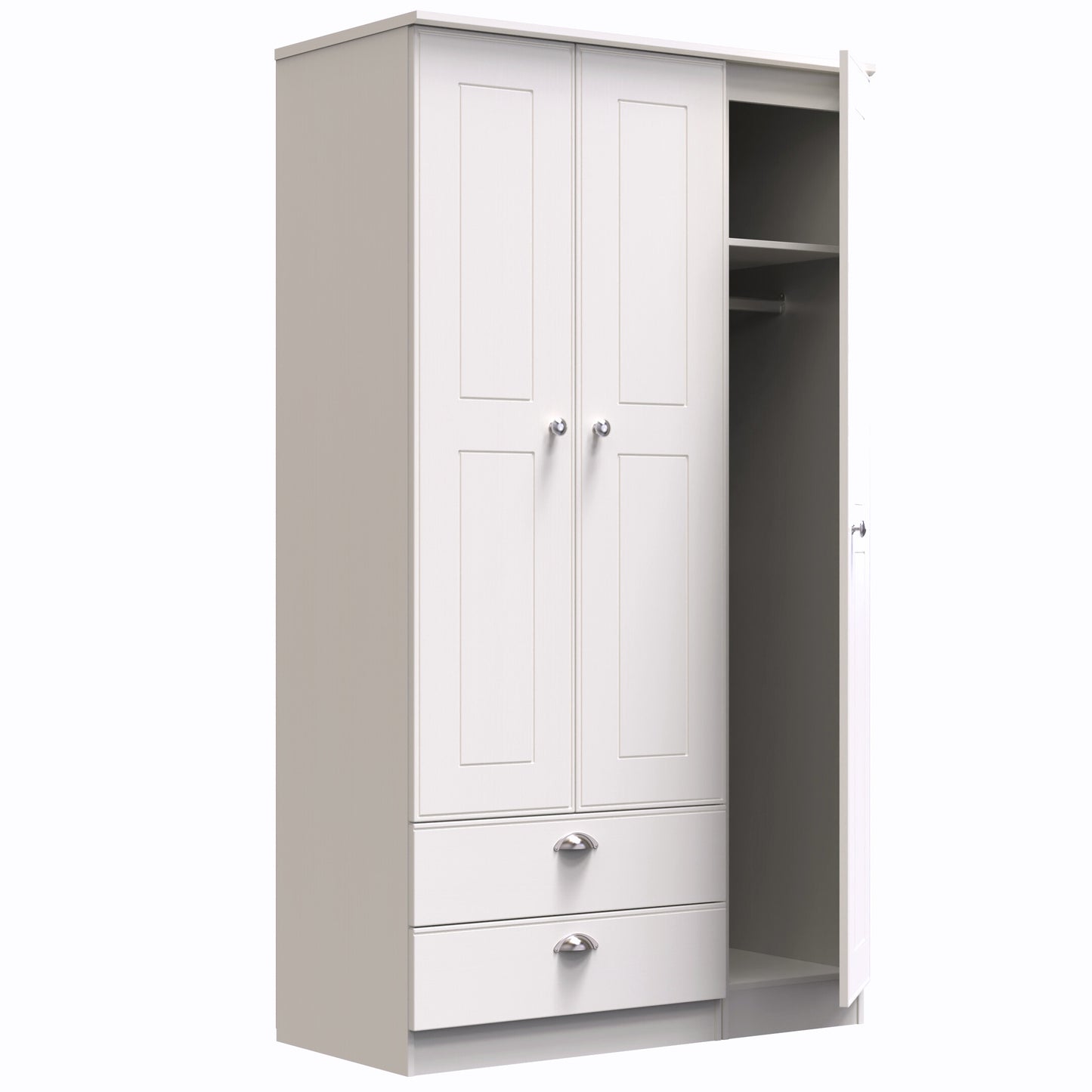 Kensington Triple Wardrobe with Drawers