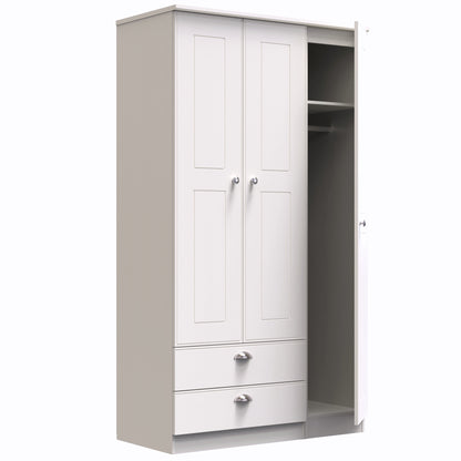 Kensington Triple Wardrobe with Drawers