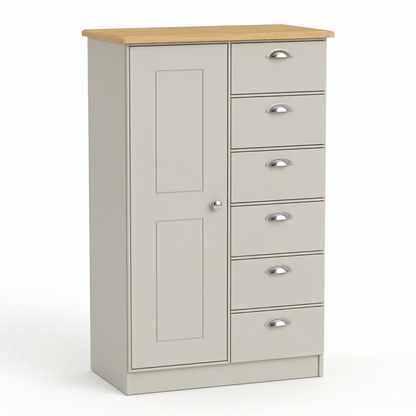 Kensington Midi Wardrobe with Drawers