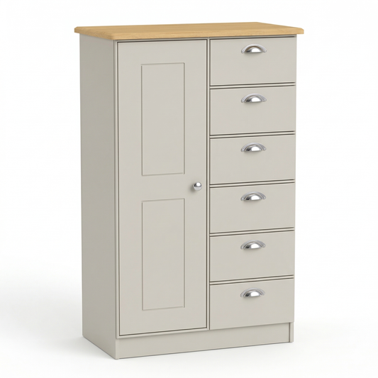 Kensington Midi Wardrobe with Drawers