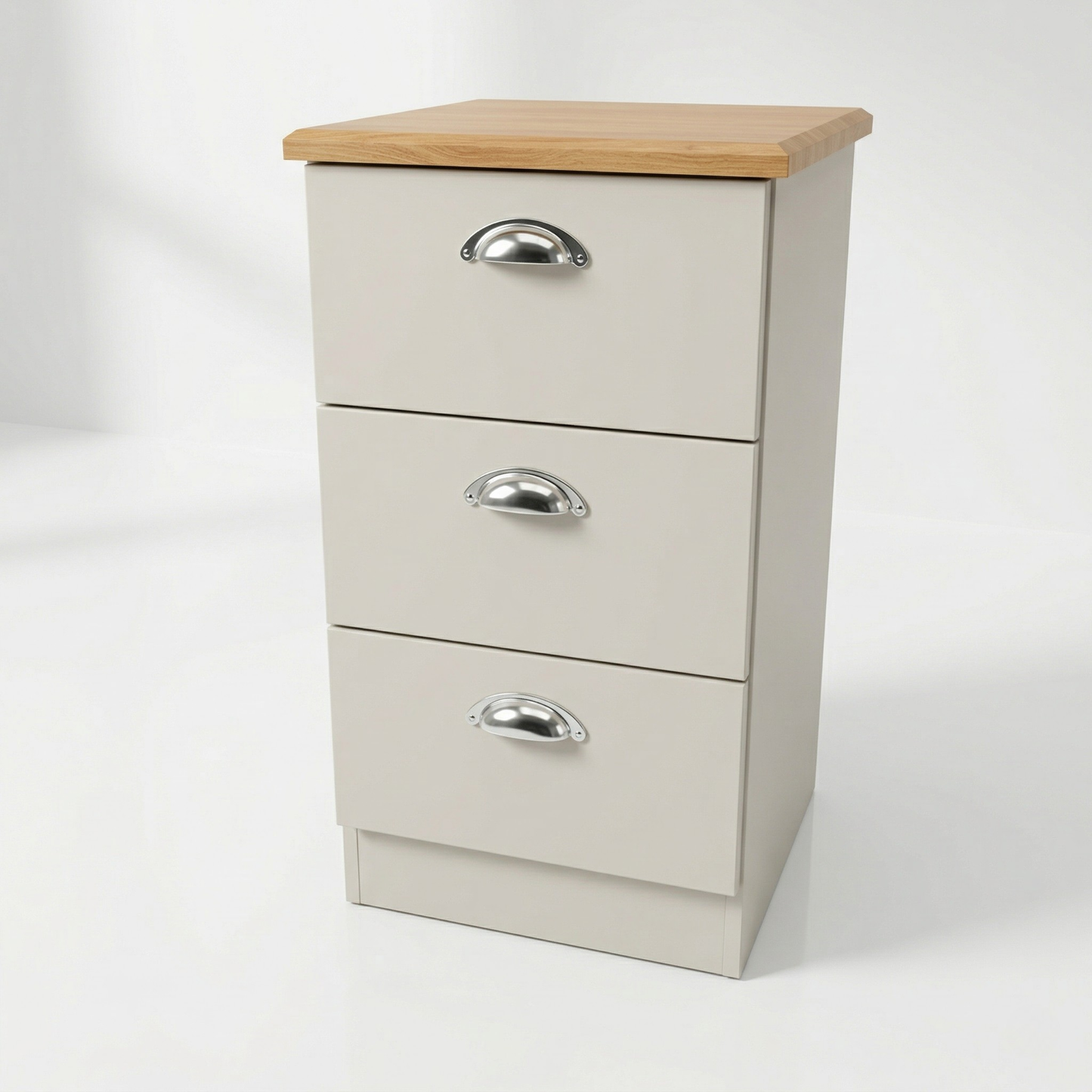 Kensington 3 Drawer Bedside