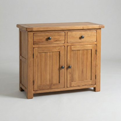 Rustic Oak Small Sideboard