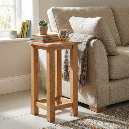 Rustic Oak Side Table