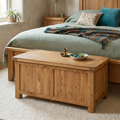 Rustic Oak Storage Chest