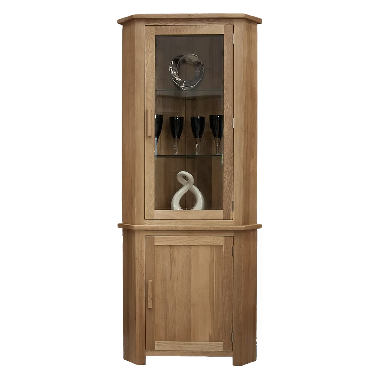 Ottilie Corner Display Cabinet