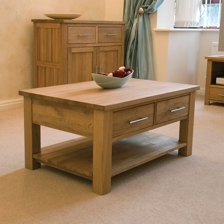 Ottilie Coffee Table with Drawers