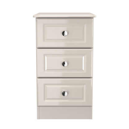 Grosvenor 3 Drawer Bedside