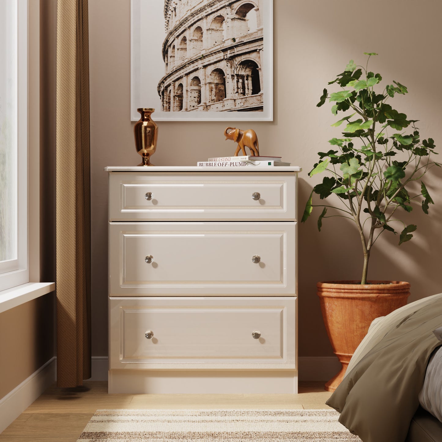 Grosvenor 3 Drawer Deep Chest