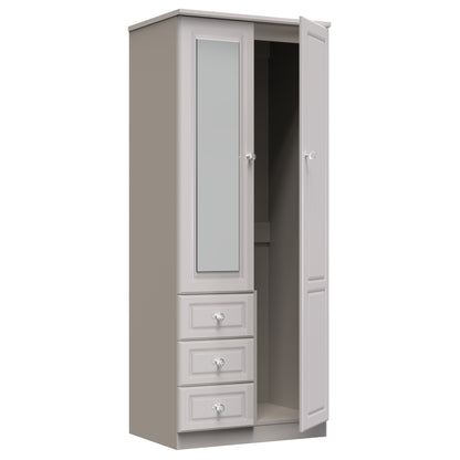 Grosvenor Mirrored Wardrobe With 3 Drawers