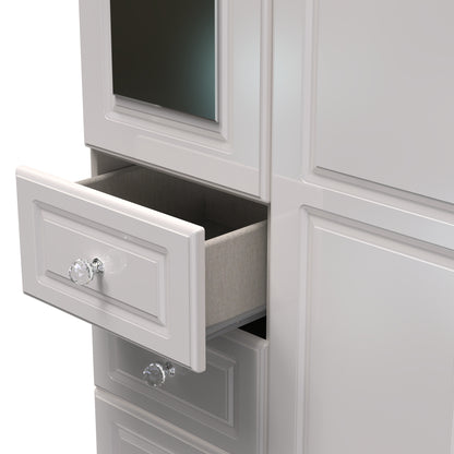 Grosvenor Mirrored Wardrobe With 3 Drawers