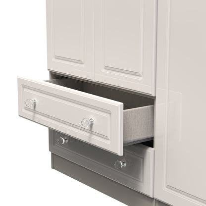 Grosvenor Triple Wardrobe With Drawers