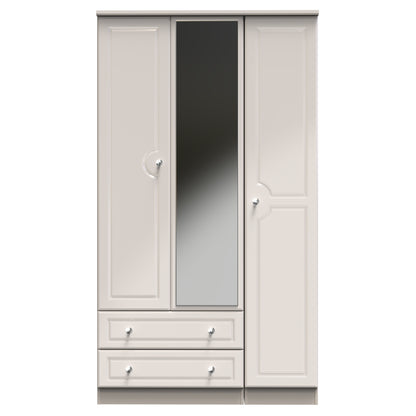 Grosvenor Triple Mirrored Wardrobe With Drawers