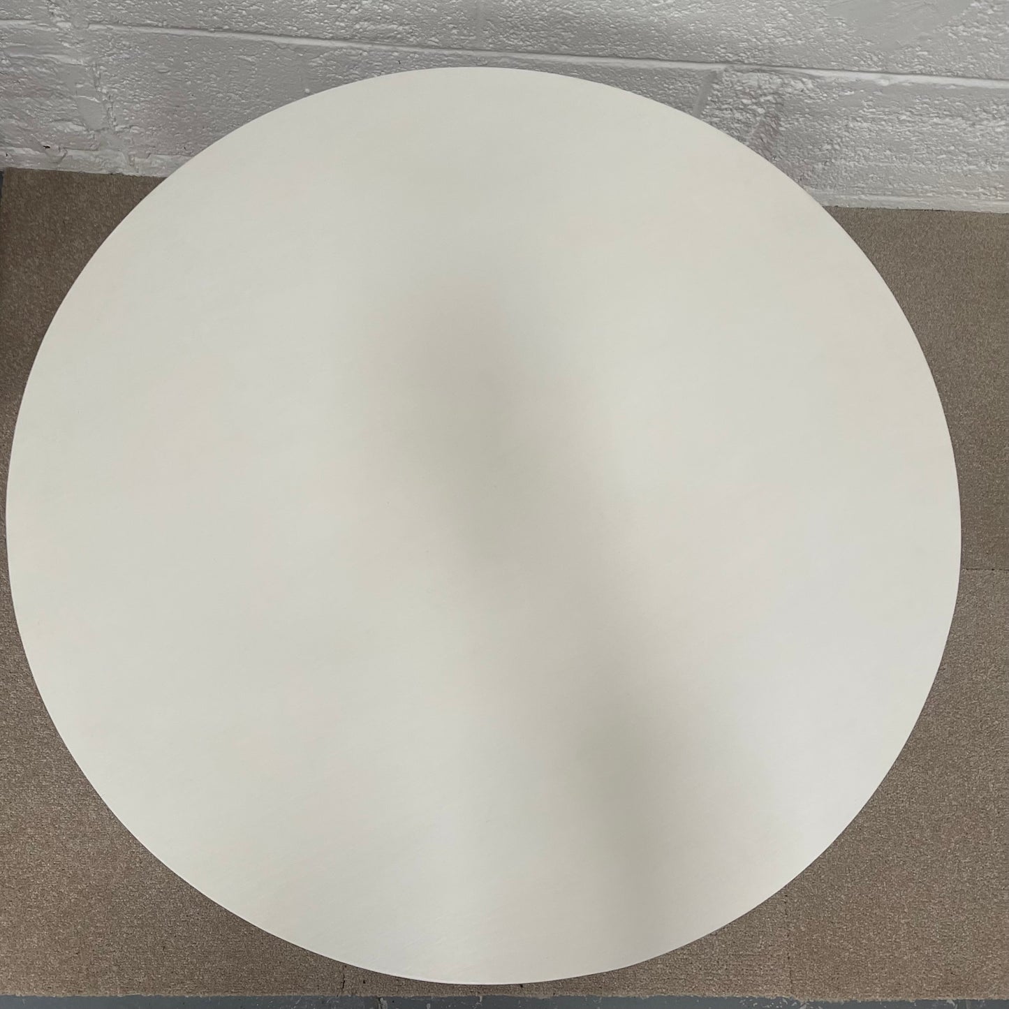 Circular White Painted Coffee Table