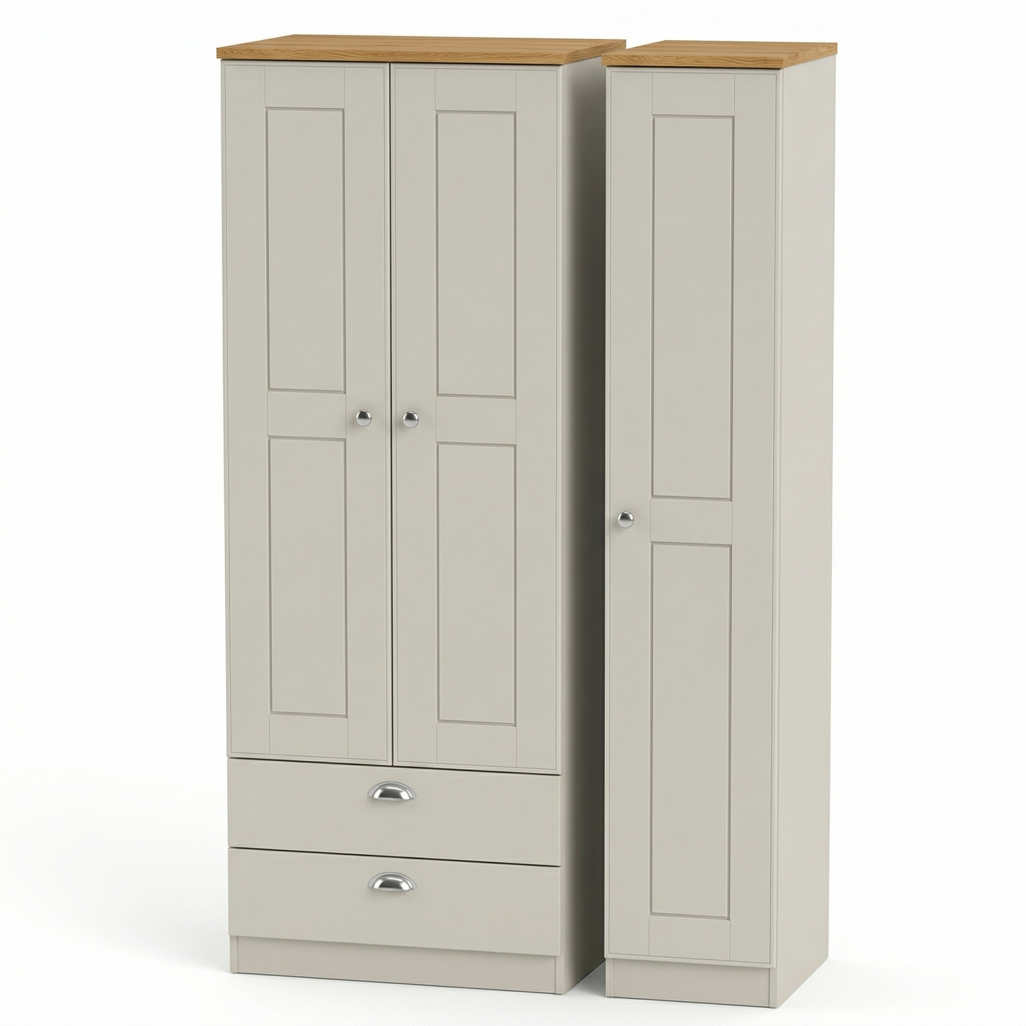 Kensington Triple Wardrobe with Drawers