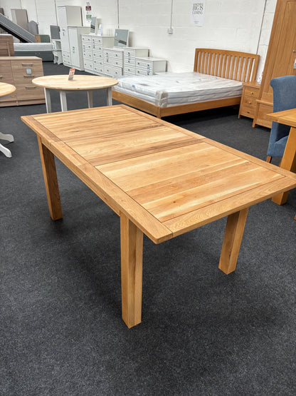 Oak Large Extending Dining Table