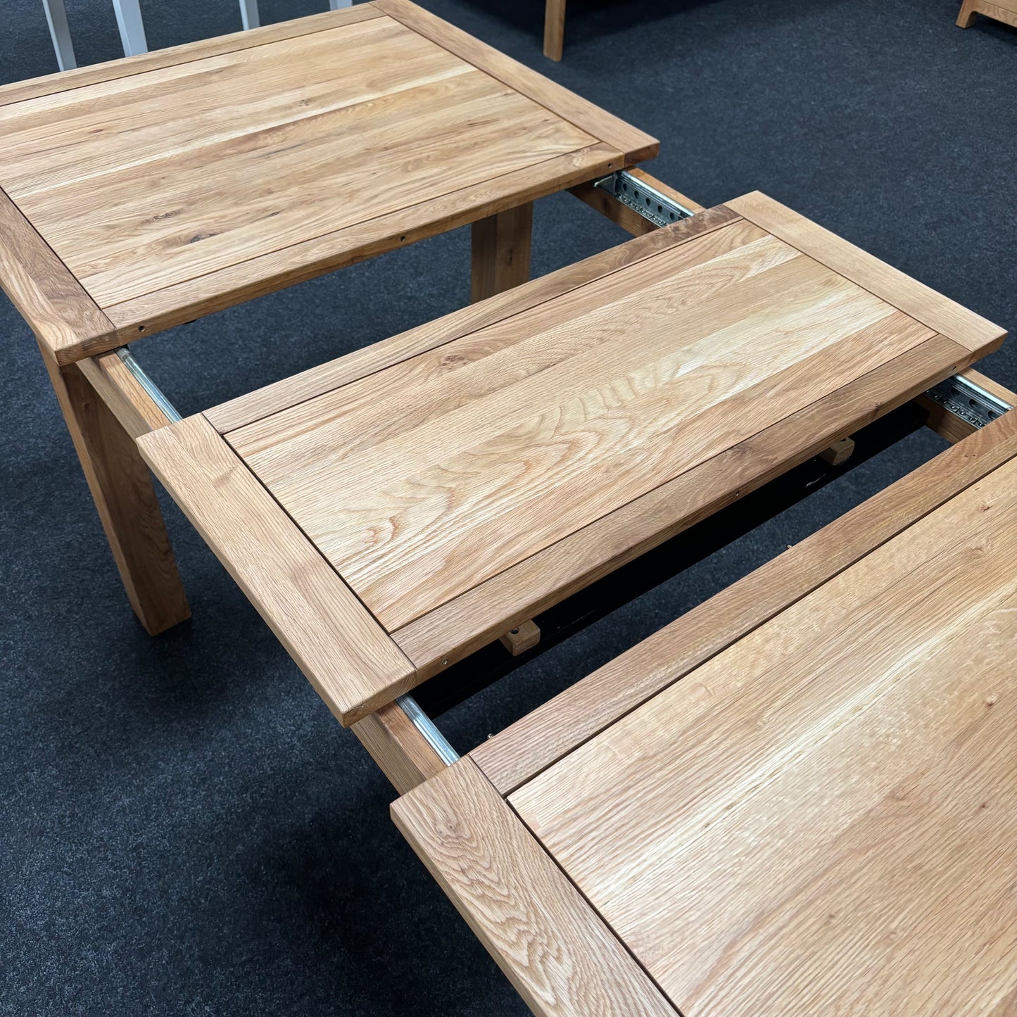 Oak Large Extending Dining Table