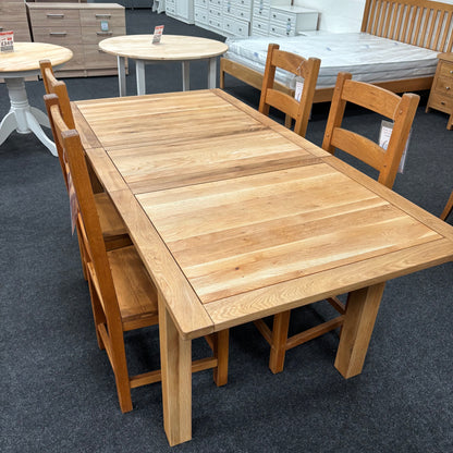 Oak Large Extending Dining Table