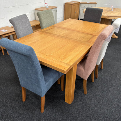 Oak Large Extending Dining Table