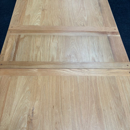 Oak Large Extending Dining Table