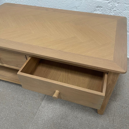 Parquet Effect Top Coffee Table