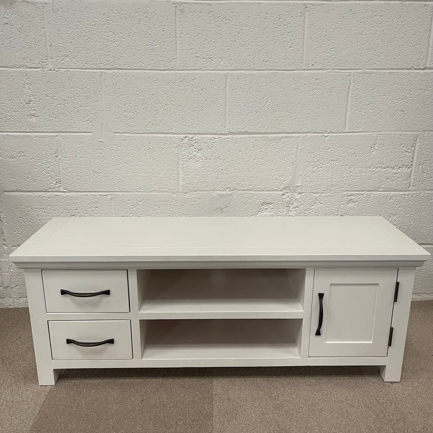 White Painted TV Unit