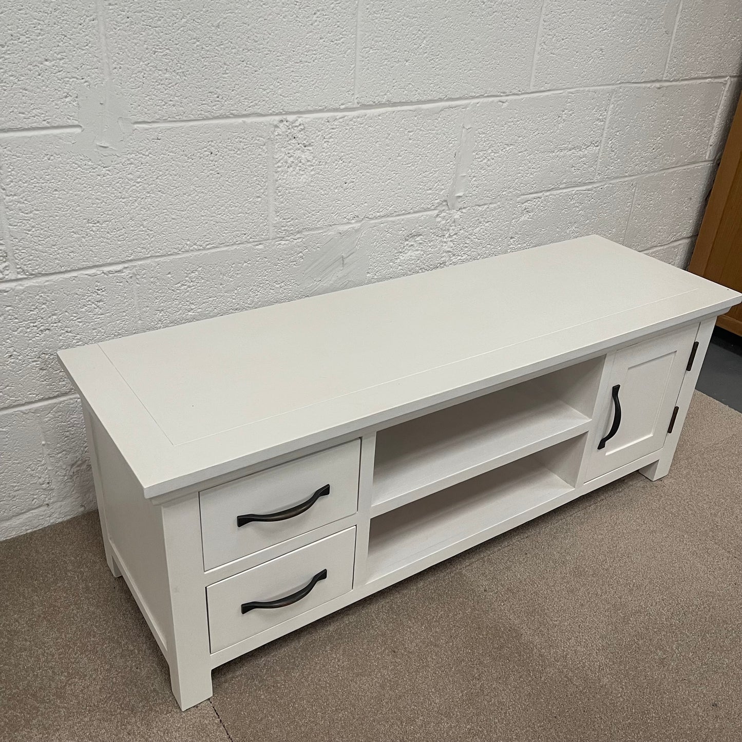 White Painted TV Unit